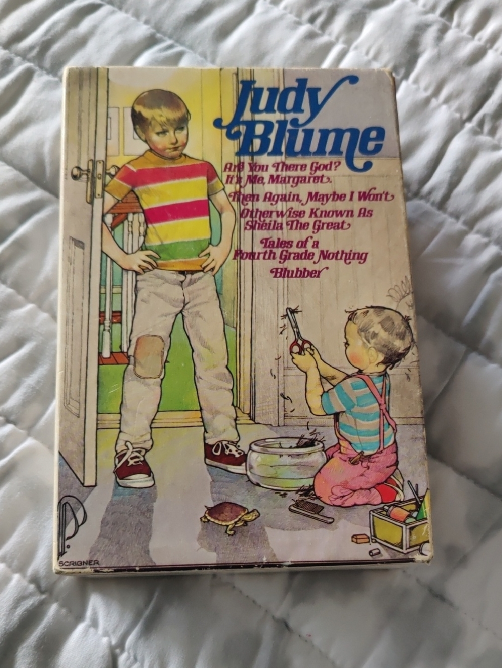 Vintage Judy Blume Five Book Box Set Paperback Dell Yearling Books 1980